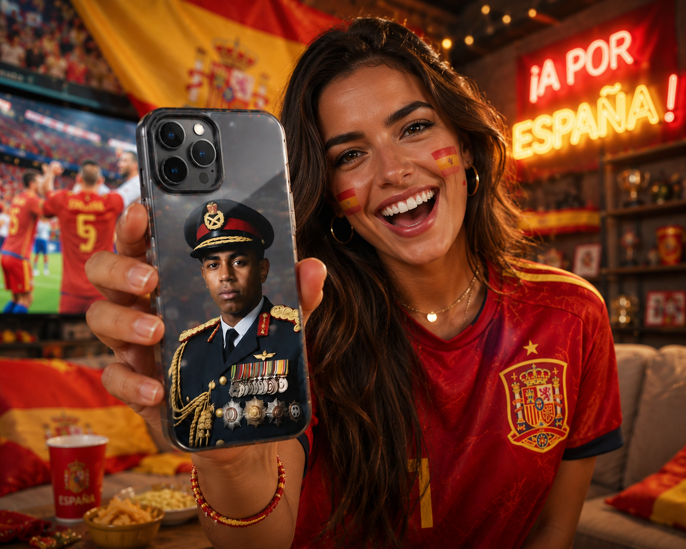 Coque iPhone L'El Capitán Yamal — BleuFan